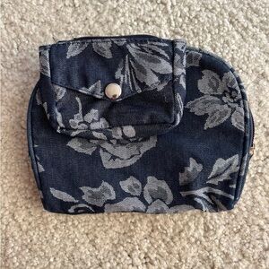Floral Denim Cosmetic bag and Coin Purse brand new never used.